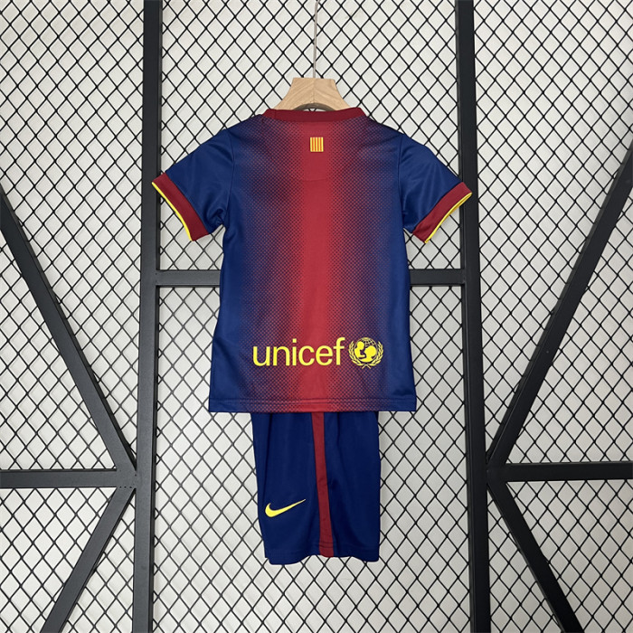 Retro Kids Barcelona Home Jersey 12/13