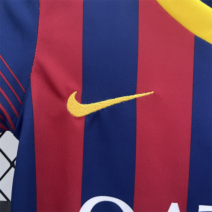 Retro Kids Barcelona Home Jersey 13/14