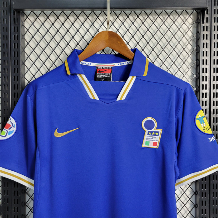 Retro Italy Home Jersey 1996 Football Kit Soccer Shirt
