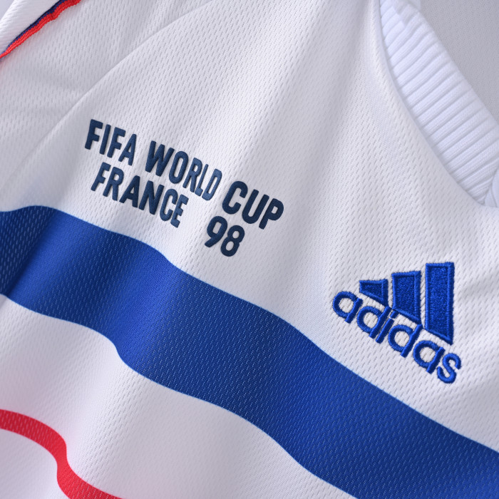 Retro France Away Jersey 1998 Football Kit Soccer Shirt