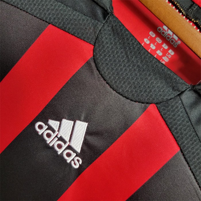 Retro AC Milan Home Jersey 2006/07 Long Sleeves Football Kit Soccer Shirt