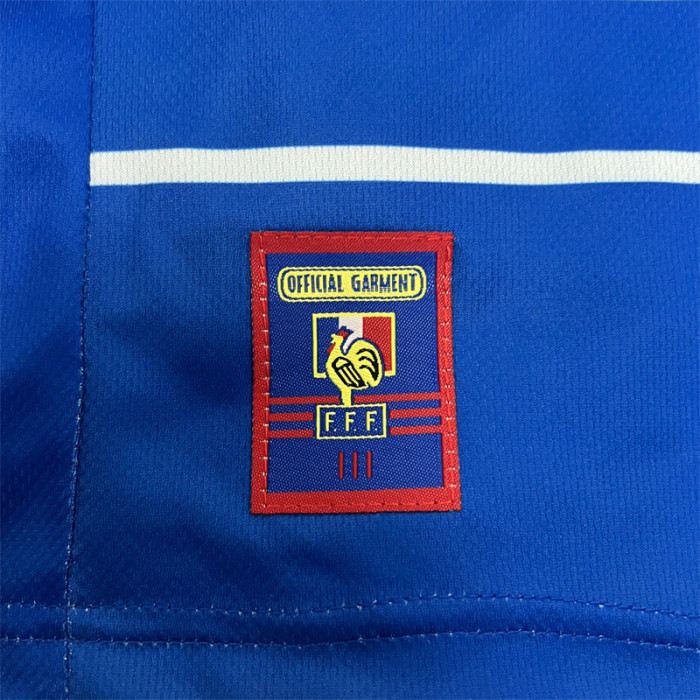 Retro Kids France Home Jersey 1998