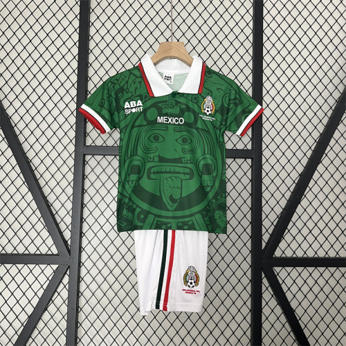 Retro Kids Mexico Home Jersey 1998