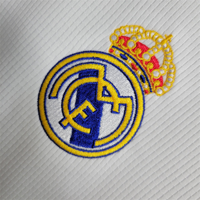 Retro Real Madrid Home Jersey 2019/20 Long Sleeves Football Kit Soccer Shirt