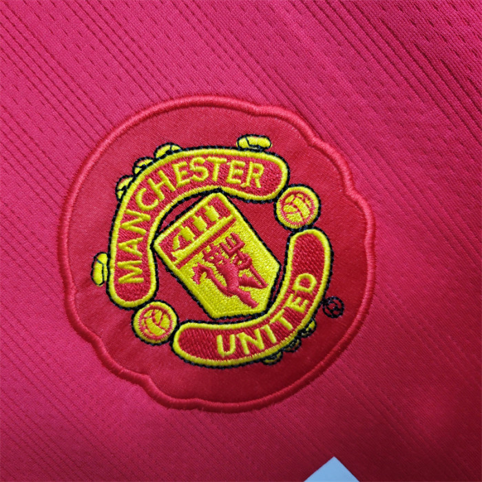 Retro Manchester United Home Jersey 2007/08 Football Kit Soccer Shirt