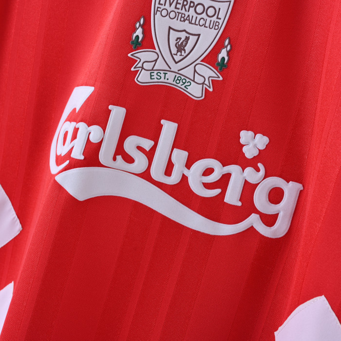 Retro Liverpool Home Jersey 1993-95 Football Kit Soccer Shirt