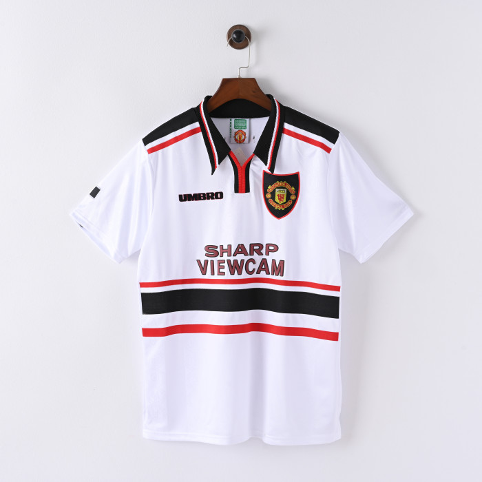 Retro Manchester United Away Jersey1998/99 Football Kit Soccer Shirt