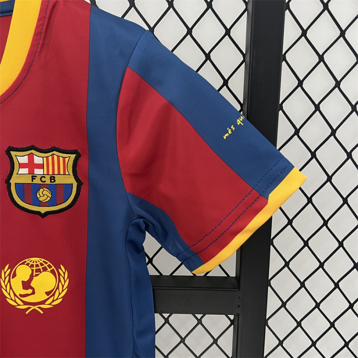 Retro Kids Barcelona Home Jersey 10/11