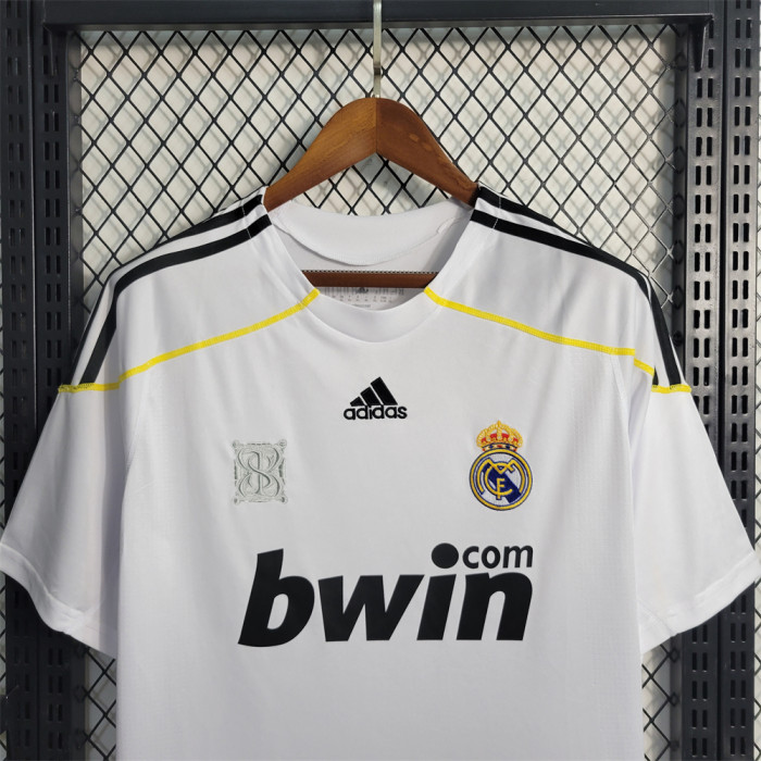 Retro Real Madrid Home Jersey 2009/10 Football Kit Soccer Shirt