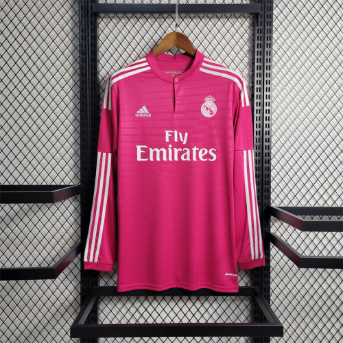 Retro Real Madrid Away Jersey 2014/15 Long Sleeves Football Kit Soccer Shirt