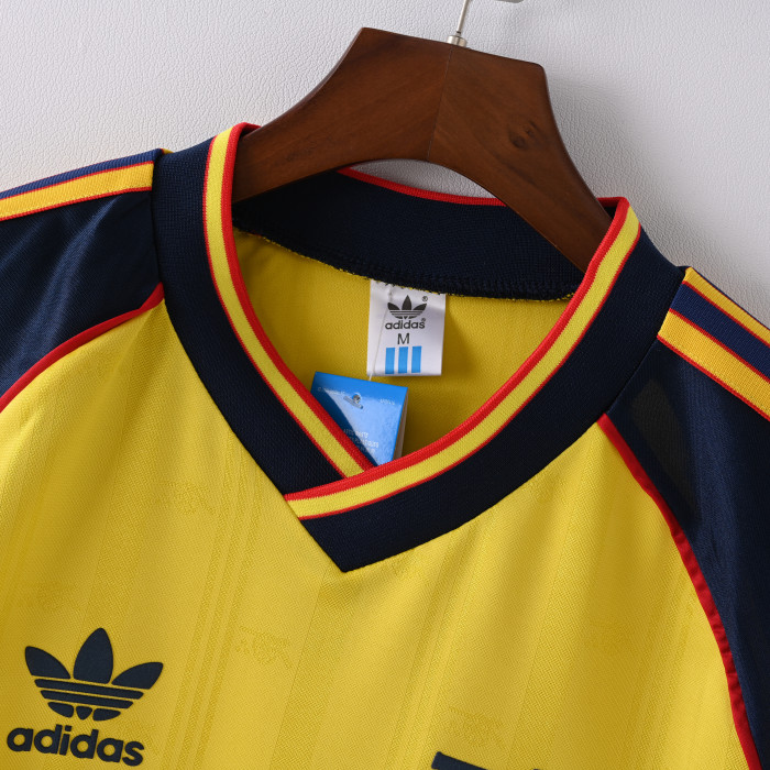 Retro Arsenal Away Jersey 1988-90 Football Kits Soccer Shirt