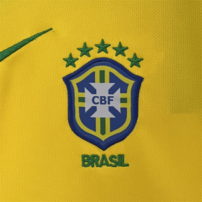Retro Kids Brazil Home Jersey 2004