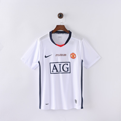 Retro Manchester United Away Jersey 2008/09 Football Kit Soccer Shirt