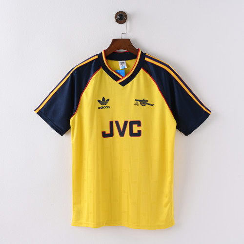 Retro Arsenal Away Jersey 1988-90 Football Kits Soccer Shirt