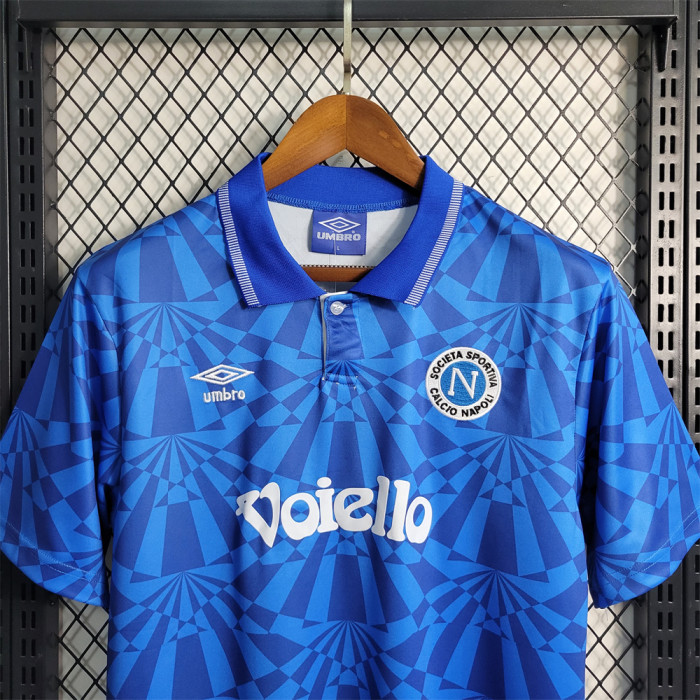 Retro Napoli Home Jersey 1991-1993 Football Kit Soccer Shirt