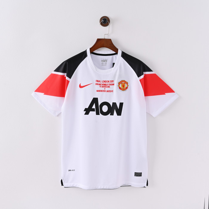 Retro Manchester United Away Jersey 2011-12 Football Kit Soccer Shirt