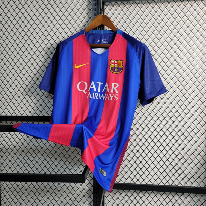 Retro Barcelona Home Jersey 2016/17 Football Kit Soccer Shirt