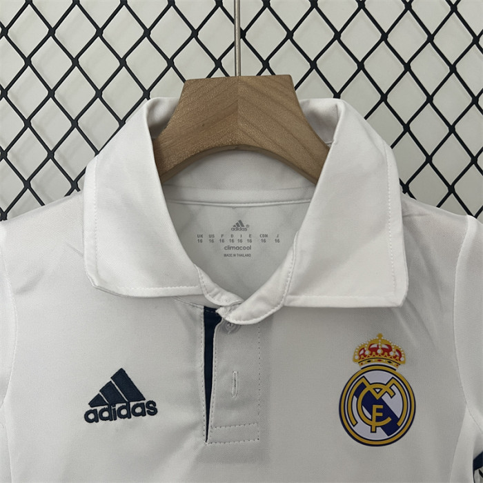 Retro Kids Real Madrid Home Jersey 16/17