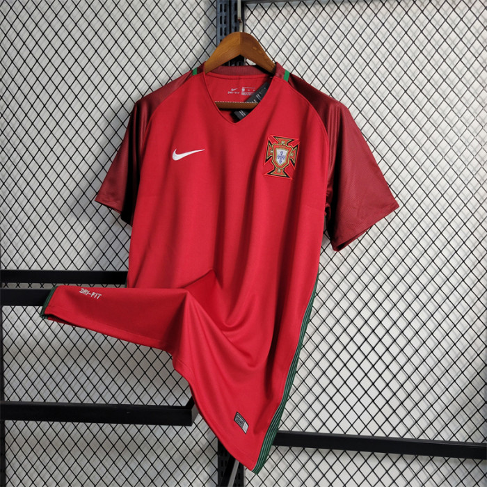 Retro Portugal Home Jersey 2016 Football Kit Soccer Shirt