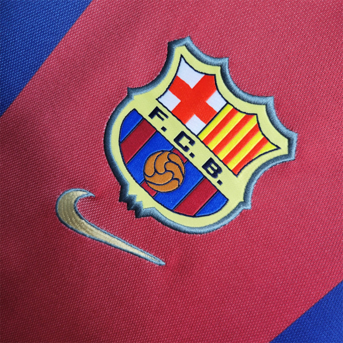 Retro Barcelona Home Jersey 1998-99 Football Kit Soccer Shirt