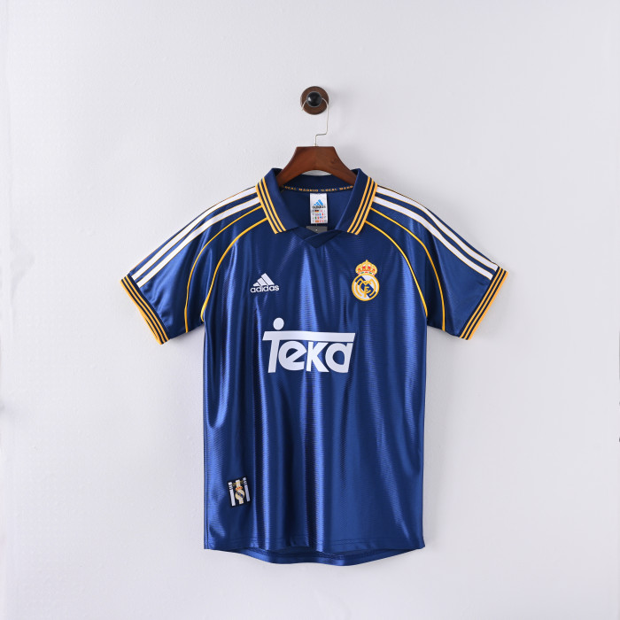 Retro Real Madrid Third Jersey 1998-99 Football Kit Soccer Shirt