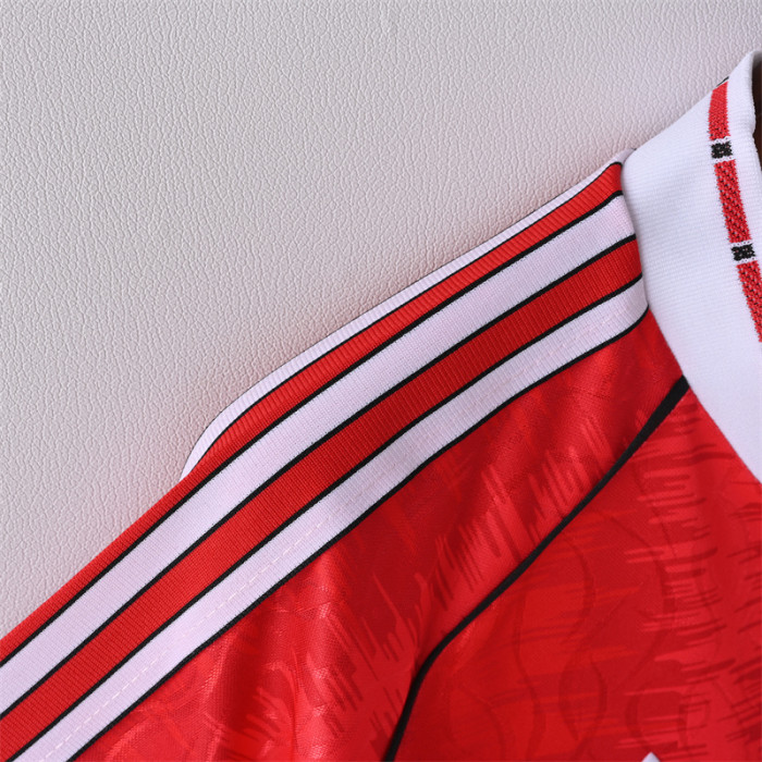 Retro Manchester United Home Jersey 1991-92 Football Kit Soccer Shirt