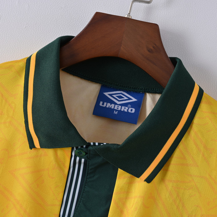 Retro Brazil Home Jersey 1991-93 Football Kit Soccer Shirt