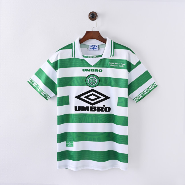 Retro Celtic Home Jersey 1997-99 Football Kit Soccer Shirt