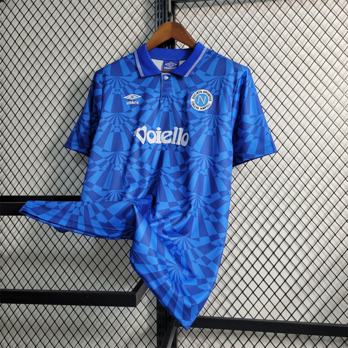 Retro Napoli Home Jersey 1991-1993 Football Kit Soccer Shirt
