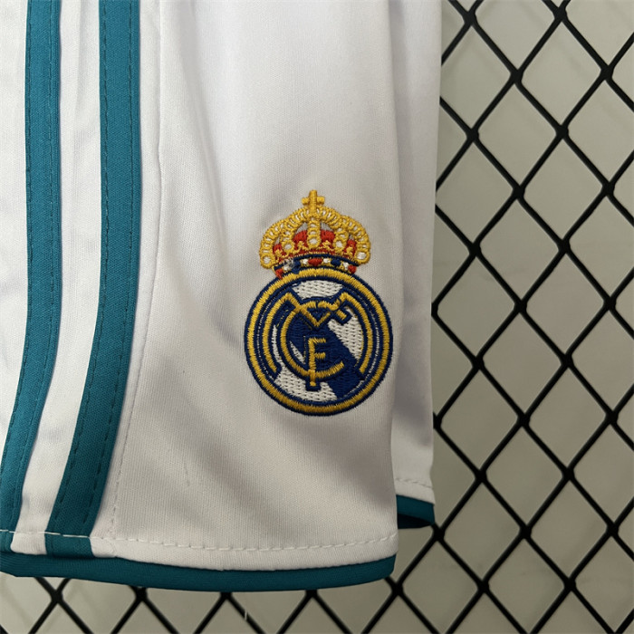 Retro Kids Real Madrid Home Jersey 17/18