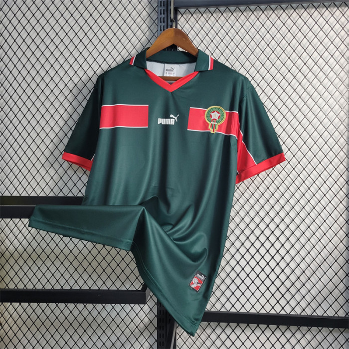 Retro Morocco Home Jersey 1998 Football Kit Soccer Shirt