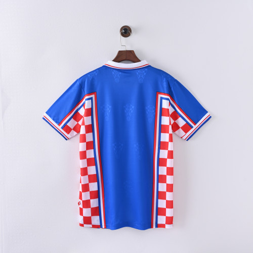 Retro Croatia Away Jersey 1998 Football Kit Soccer Shirt