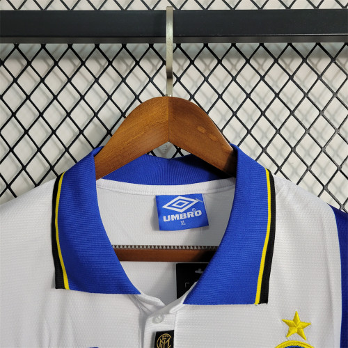 Retro Inter Milan Away Jersey 1997-98 Football Kit Soccer Shirt