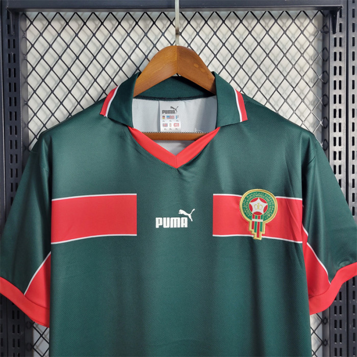 Retro Morocco Home Jersey 1998 Football Kit Soccer Shirt