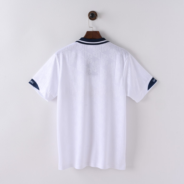 Retro Tottenham Hotspur Home Jersey 1991-93 Football Kit Soccer Shirt