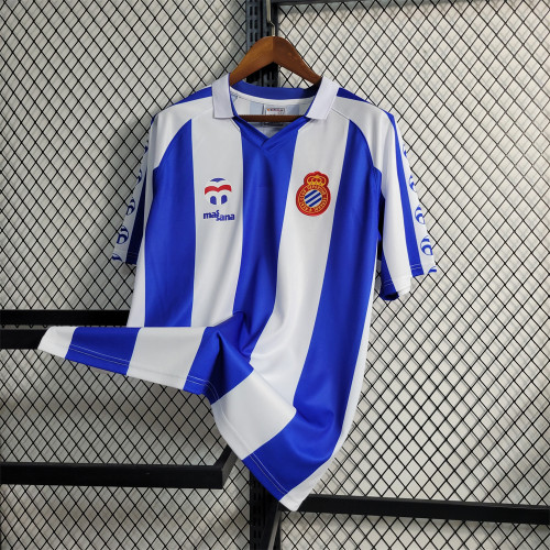 Retro Espanyol Home Jersey 1984 1989 Football Kit Soccer Shirt