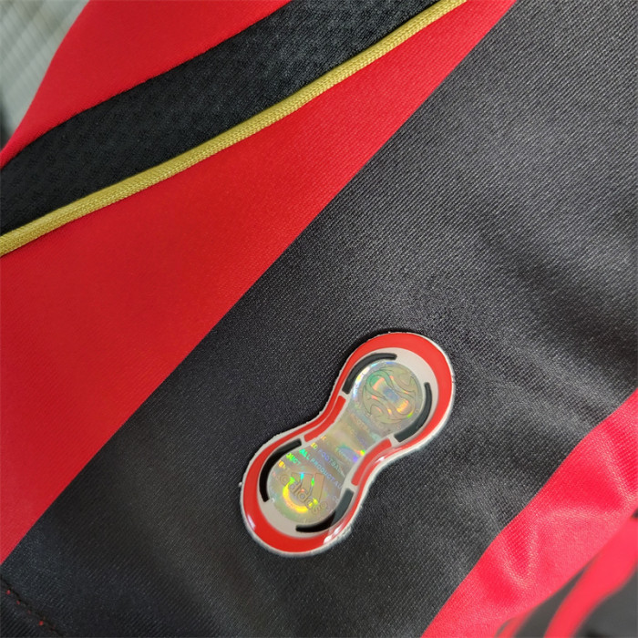 Retro AC Milan Home Jersey 2006/07 Long Sleeves Football Kit Soccer Shirt