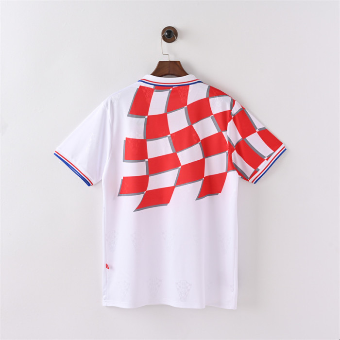 Retro Croatia Home Jersey 1998 Football Kit Soccer Shirt