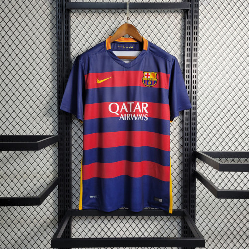 Retro Barcelona Home Jersey 2015/16 Football Kit Soccer Shirt