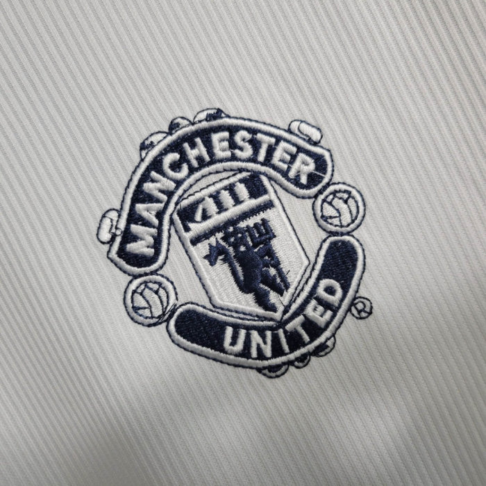 Retro Manchester United Away Jersey 1999/00 Long Sleeves Football Kit Soccer Shirt