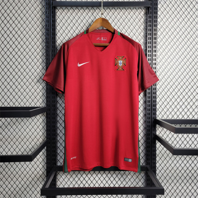Retro Portugal Home Jersey 2016 Football Kit Soccer Shirt