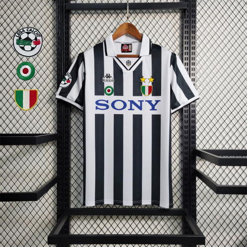 Retro Juventus Home Jersey 1995-97 Football Kit Soccer Shirt