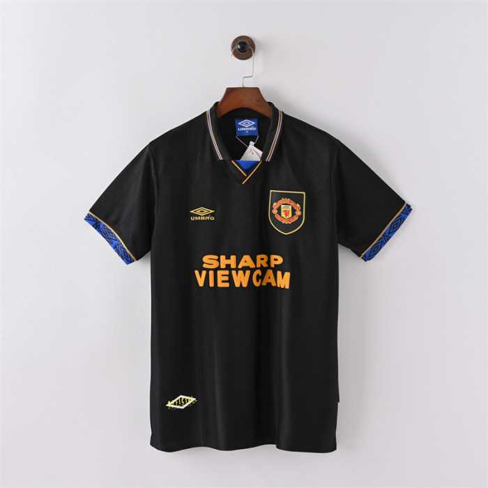 Retro Manchester United Away Jersey 1993-94 Football Kit Soccer Shirt