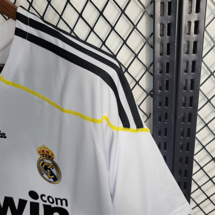 Retro Real Madrid Home Jersey 2009/10 Football Kit Soccer Shirt