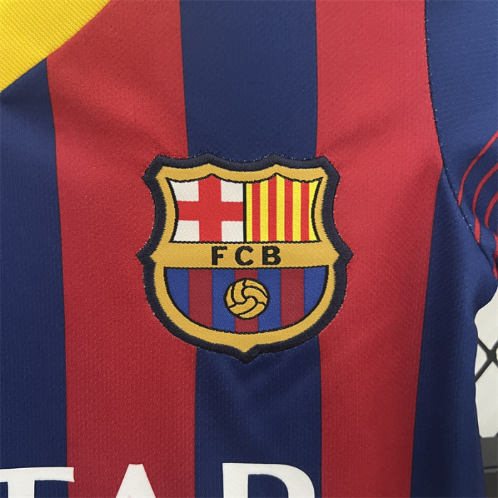 Retro Kids Barcelona Home Jersey 13/14