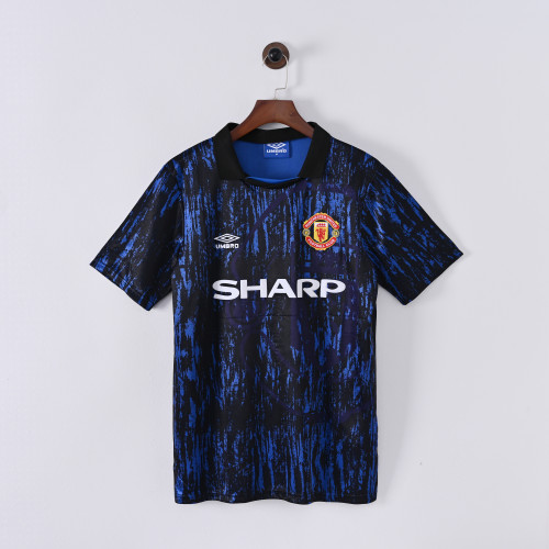 Retro Manchester United Away Jersey 1993-94 Football Kit Soccer Shirt