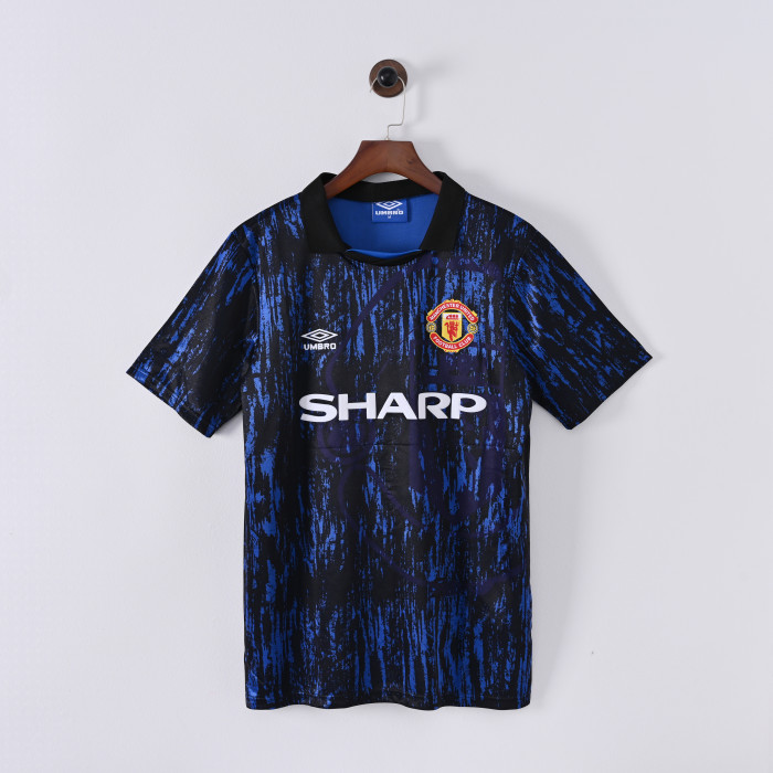 Retro Manchester United Away Jersey 1993-94 Football Kit Soccer Shirt