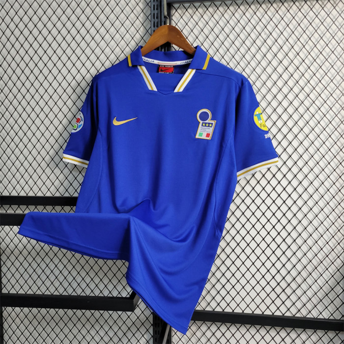 Retro Italy Home Jersey 1996 Football Kit Soccer Shirt