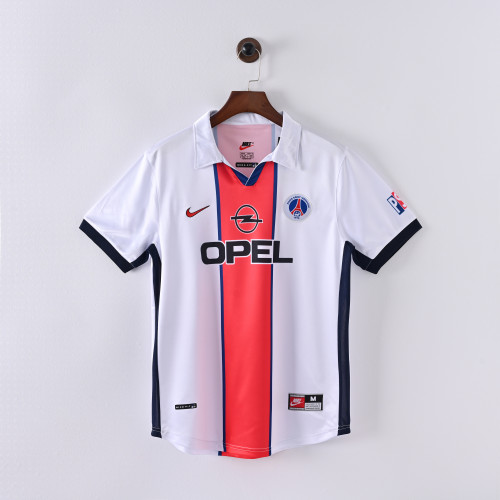 Retro Paris PSG Away Jersey 1998-99 Football Kit Soccer Shirt