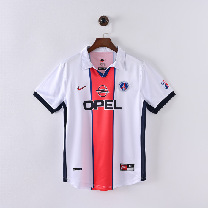 Retro Paris PSG Away Jersey 1998-99 Football Kit Soccer Shirt